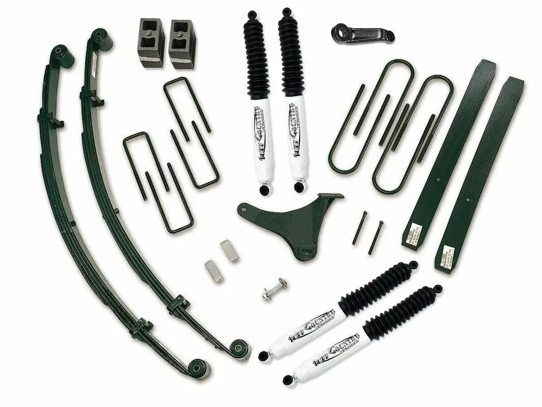 Tuff Country Tuff Country 25920KN 6" Standard Lift Kit with Front Leaf Springs Rear Blocks Add-A-Leafs and U-Bolts with SX8000 Shocks - Vehicle Parts & Accessories Lift Kits