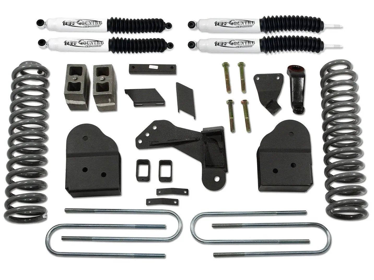 Tuff Country Tuff Country 25975KN 5" Standard Lift Kit with Coil Springs Rear Blocks and U-Bolts with SX8000 Shocks - Vehicle Parts & Accessories Lift Kits