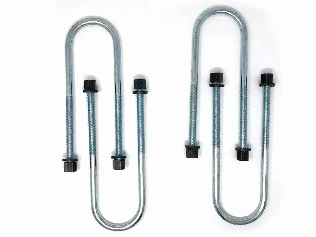 Tuff Country Tuff Country 27853 Rear Ubolt Kit for Use with Blocks - 2" To 4" - Vehicle Parts & Accessories Rear U-bolt Kits