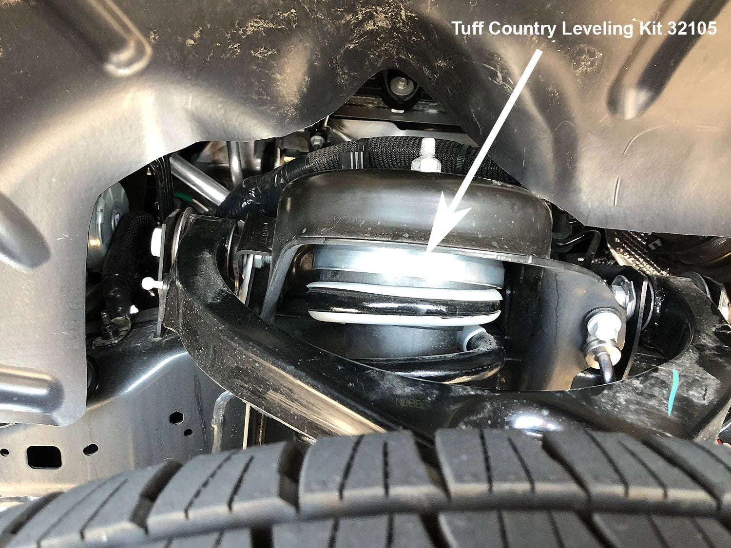 Tuff Country Tuff Country 32105 2" Leveling Kit (Billet Aluminum Spacers) No Shocks - Vehicle Parts & Accessories Leveling Kits