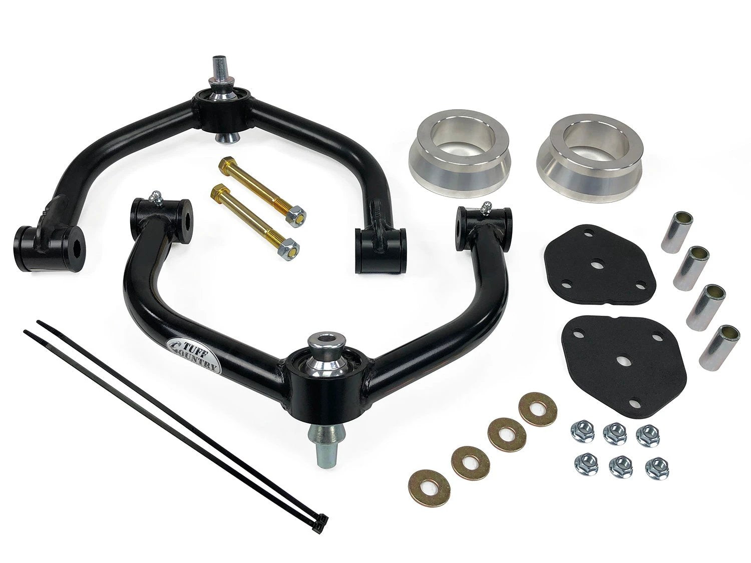 Tuff Country Tuff Country 32107 2" Leveling Kit (Billet Aluminum Spacers with Uni-Ballupper Control Arms) No Shocks - Vehicle Parts & Accessories Leveling Kits