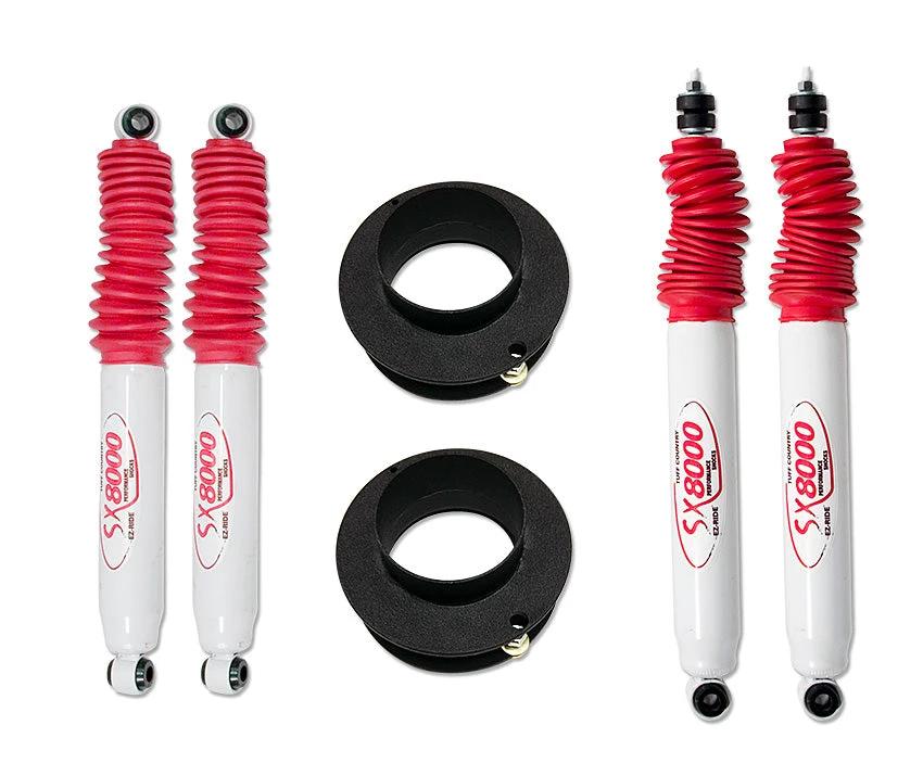 Tuff Country Tuff Country 32908KN 2" Leveling Kit (Steel Spacer) with SX8000 Shocks - Vehicle Parts & Accessories Leveling Kits
