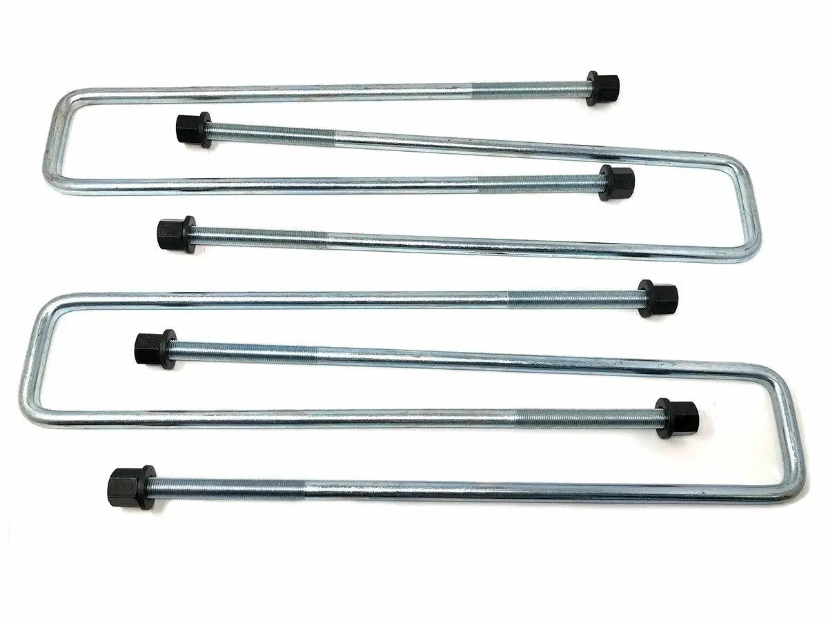 Tuff Country Tuff Country 37755 Rear Ubolt Kit for Use with Blocks - 4" - Vehicle Parts & Accessories Rear U-bolt Kits