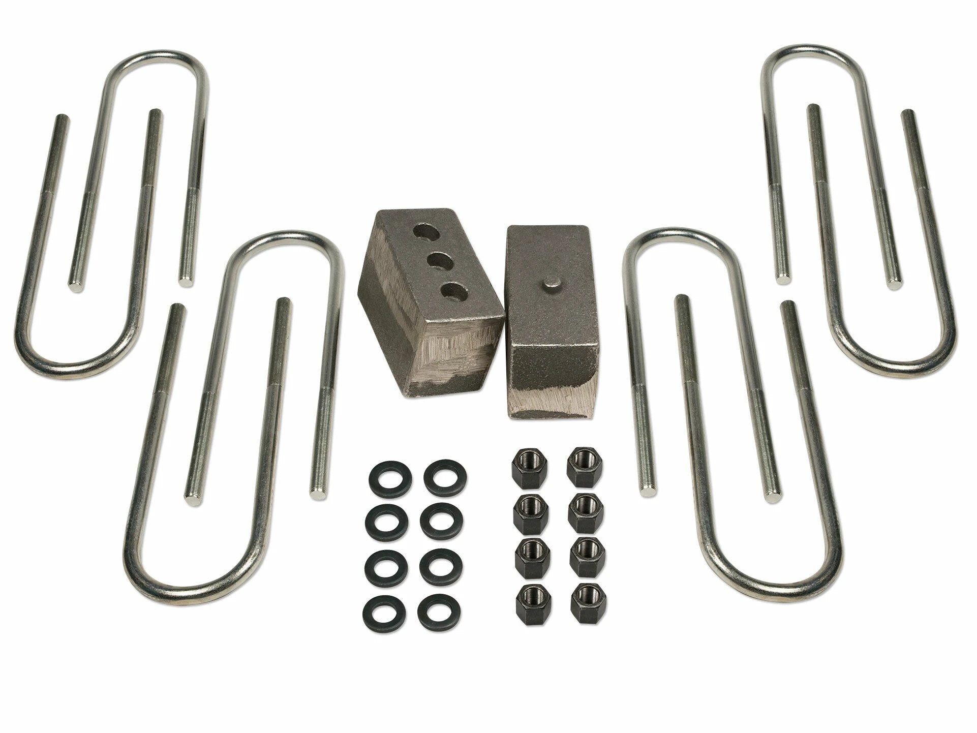 Tuff Country Tuff Country 97096 Block & Ubolt Kit - 4" (H) x 3" (W) x 5 3/4" (L) Tapered (Dual Pinned) - Vehicle Parts & Accessories More Products