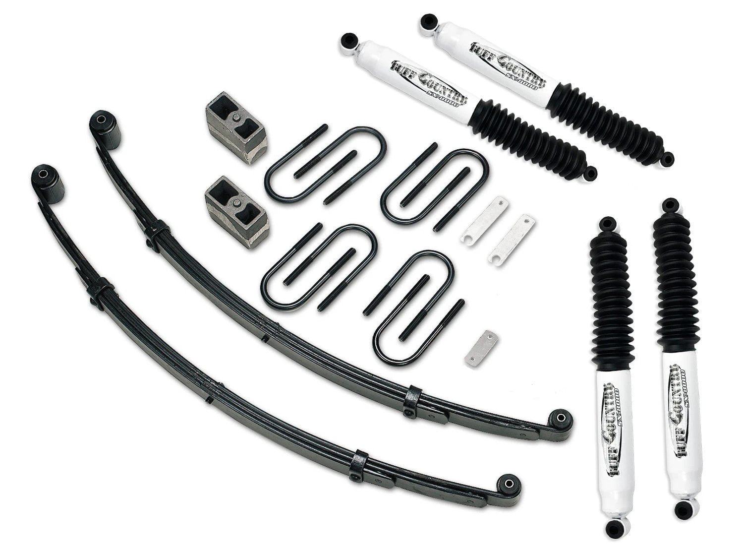 Tuff Country Tuff Country 13720KN 3" Lift Kit with EZ-Ride Front Springs and Rear Blocks with SX8000 Shocks - Vehicle Parts & Accessories Lift Kits