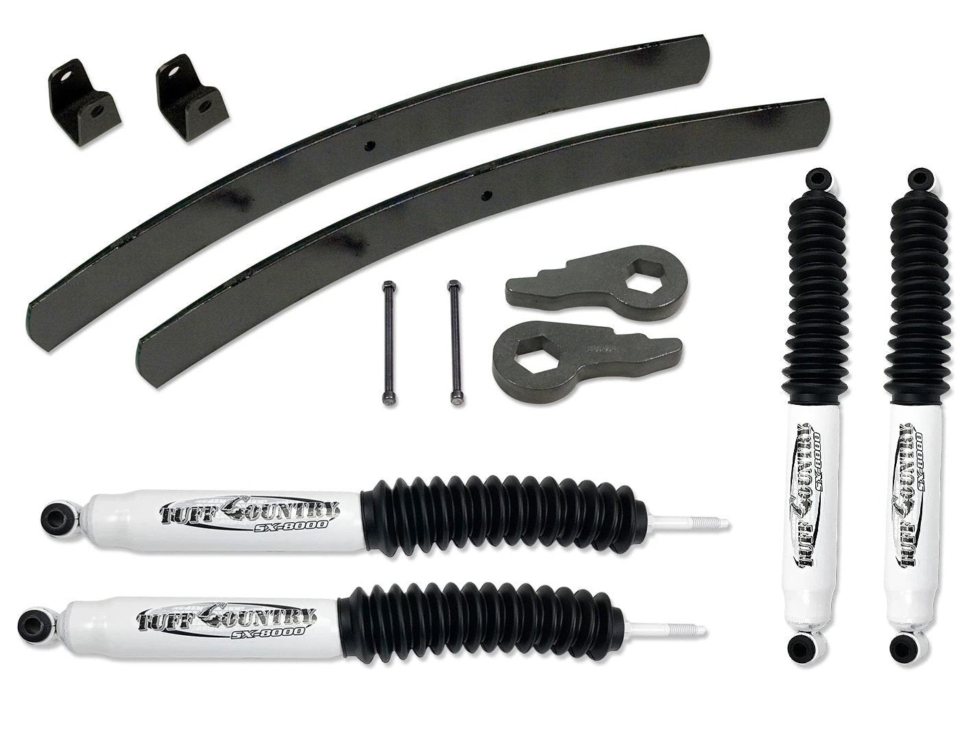 Tuff Country Tuff Country 12954KN 2" Lift Kit with Rear Add-A-Leafs with SX8000 Shocks - Vehicle Parts & Accessories Lift Kits