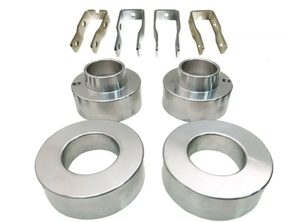 Tuff Country Tuff Country 42104 2" Billet Aluminum Spacer Lift Kit with Front and Rear Shock Extension Brackets - Vehicle Parts & Accessories Lift Kits
