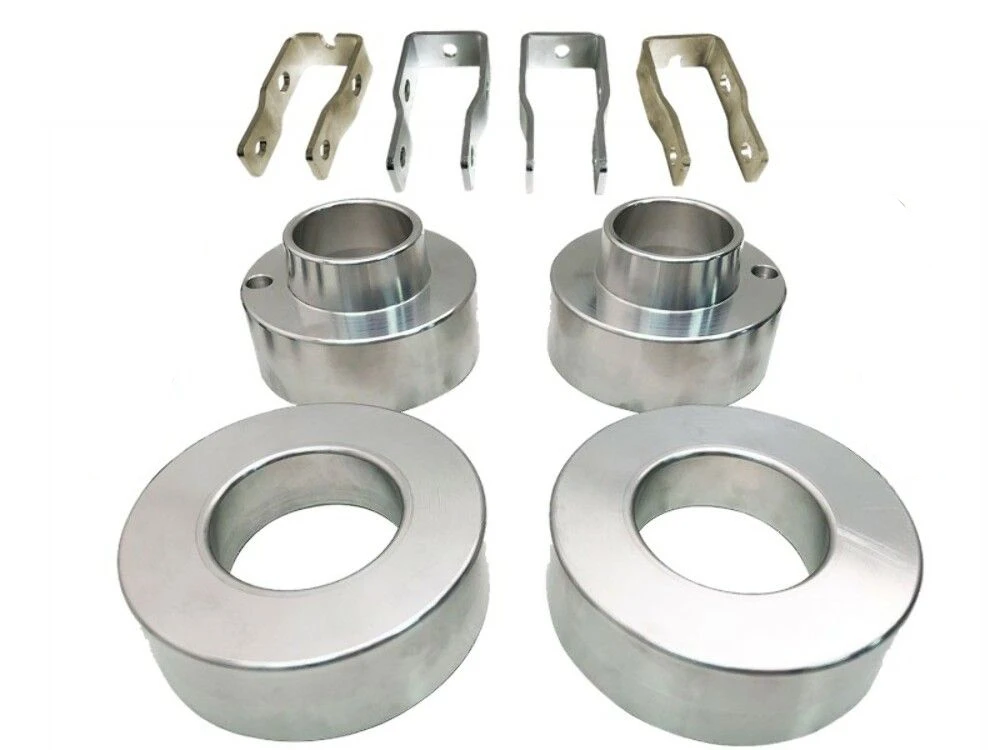 Tuff Country Tuff Country 42104 2" Billet Aluminum Spacer Lift Kit with Front and Rear Shock Extension Brackets - Vehicle Parts & Accessories