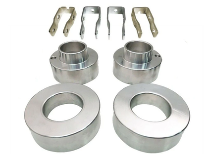 Tuff Country Tuff Country 42104 2" Billet Aluminum Spacer Lift Kit with Front and Rear Shock Extension Brackets - Vehicle Parts & Accessories
