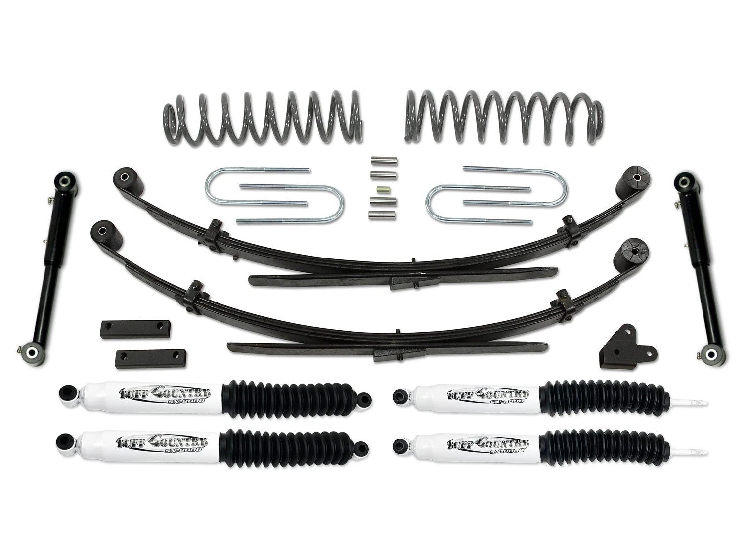 Tuff Country Tuff Country 43803KN 3.5" Lift Kit Ez-Flex with Rear Springs with SX8000 Shocks - Vehicle Parts & Accessories Lift Kits