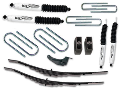 Tuff Country Tuff Country 22966KN 2.5" Standard Lift Kit with Front Progressvie Rate Add-A-Leaf Rear Blocks and U-Bolts with SX8000 Shocks - Vehicle Parts & Accessories Lift Kits