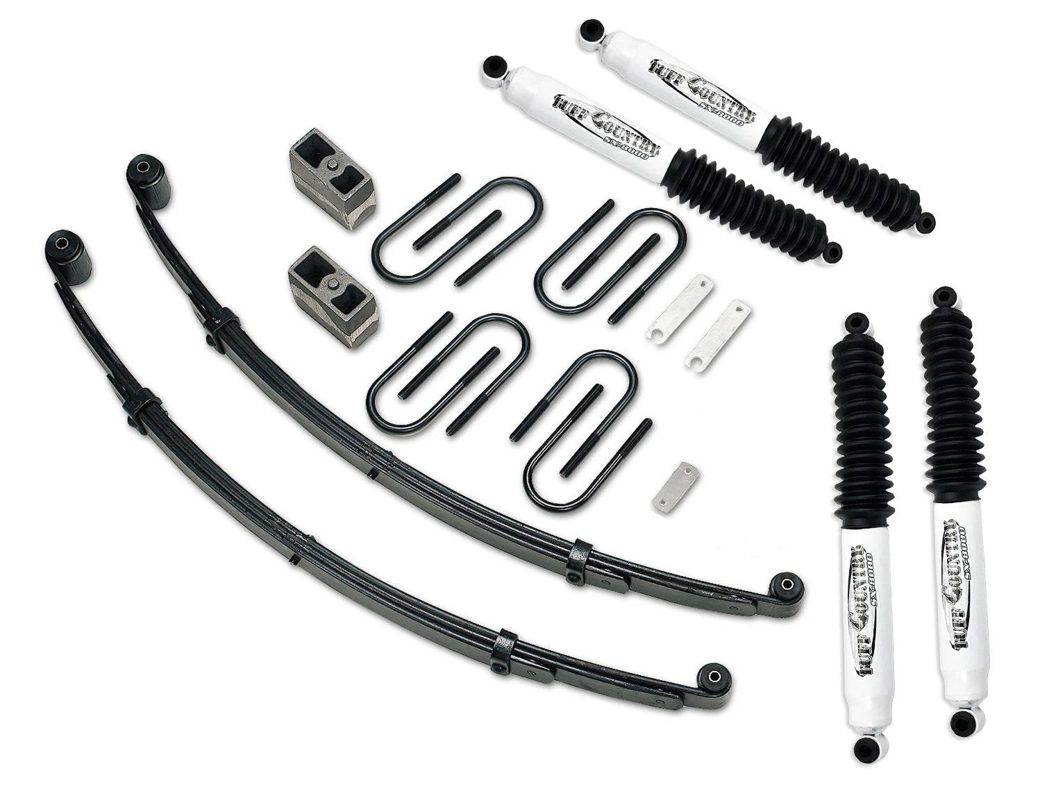 Tuff Country Tuff Country 12730KN 2" Lift Kit with EZ-Ride Front Springs and Rear Lift Blocks with SX8000 Shocks - Vehicle Parts & Accessories Lift Kits