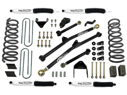 Tuff Country Tuff Country 34217KN 4.5" Long Arm Lift Kit with Coil Springs & Rear Blocks That Fit Both 3.5Ó & 4Ó Rear Axle Tube with SX8000 Shocks - Vehicle Parts & Accessories Lift Kits