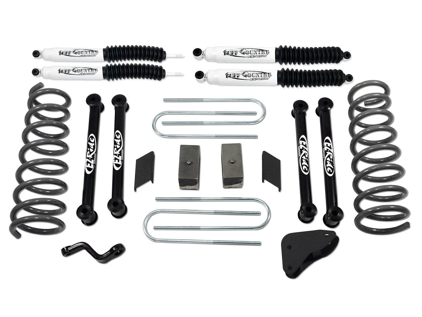 Tuff Country Tuff Country 36004KN 6" Standard Lift Kit with Coil Springs and Rear Blocks That Fit Both 3.5Ó & 4Ó Rear Axle Tube with SX8000 Shocks - Vehicle Parts & Accessories Lift Kits