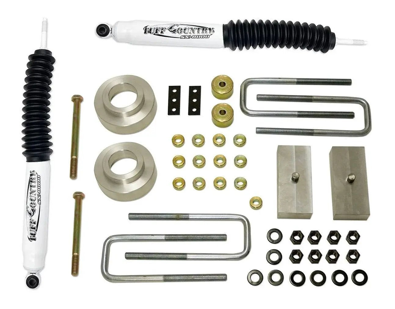Tuff Country Tuff Country 53070KH 2.5" Lift Kit - with Rear Block and U-Bolts with SX6000 Shocks - Vehicle Parts & Accessories Lift Kits