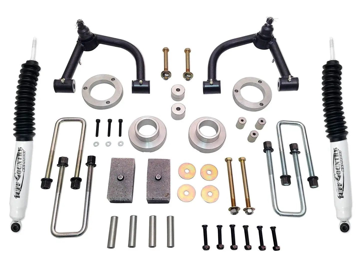 Tuff Country Tuff Country 54035KN 4" Lift Kit with Front Upper Control Arms with Rear Blocks and U-Bolts with SX8000 Shocks - Vehicle Parts & Accessories Lift Kits