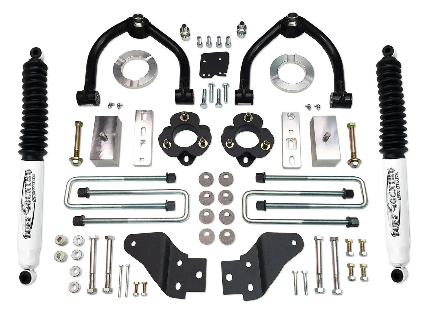 Tuff Country Tuff Country 54055KN 4" Lift Kit with Front Uni-Ball Upper Control Arms with Rear Blocks and U-Bolts with SX8000 Shocks - Vehicle Parts & Accessories Lift Kits