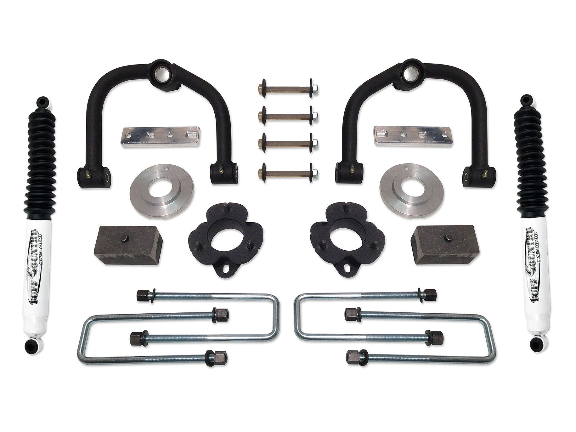 Tuff Country Tuff Country 54060 4" Lift Kit with Front Upper Control Arms with Rear Blocks and U-Bolts No Shocks - Vehicle Parts & Accessories Lift Kits