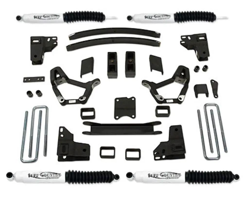 Tuff Country Tuff Country 54800KN 4" Standard Lift Kit with Rear Blocks and U-Bolts with SX8000 Shocks - Vehicle Parts & Accessories Lift Kits