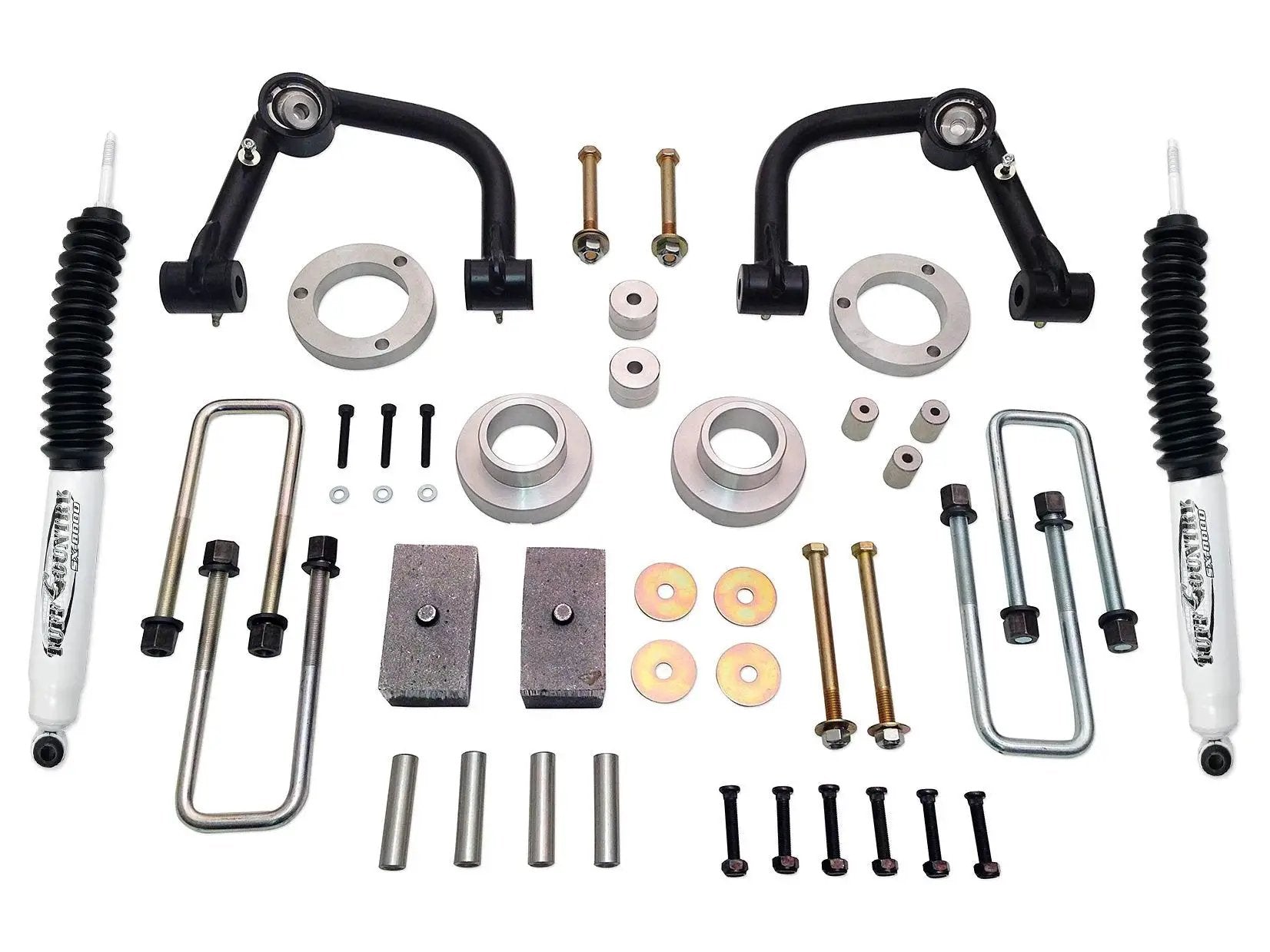 Tuff Country Tuff Country 54910 4" Lift Kit with Front Uni-Ball Upper Control Arms with Rear Blocks and U-Bolts No Shocks - Vehicle Parts & Accessories Lift Kits