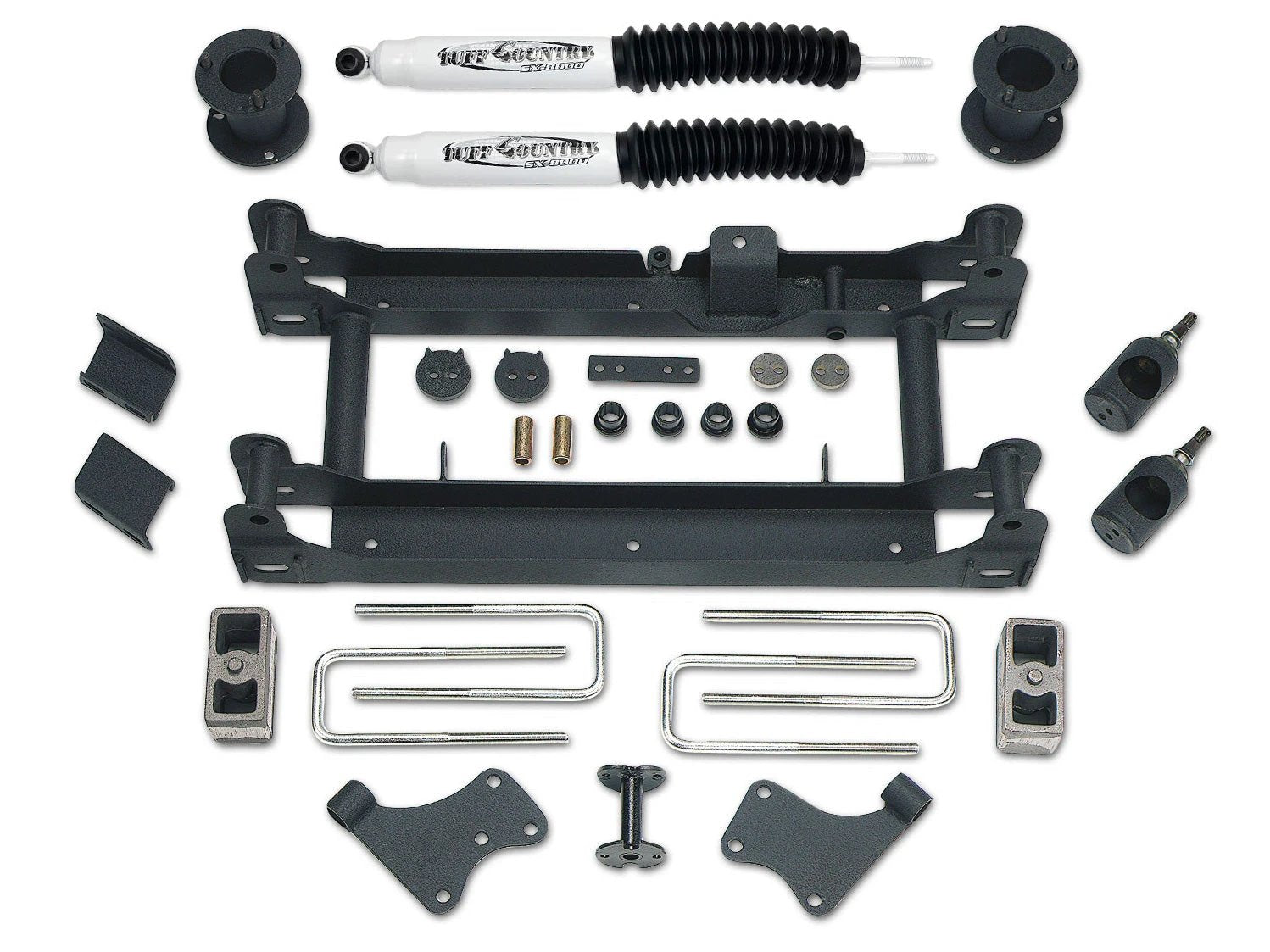 Tuff Country Tuff Country 55902KH 4.5" Lift Kit Non-Knuckle Design with Rear Blocks & U-Bolts with SX6000 Shocks - Vehicle Parts & Accessories Lift Kits
