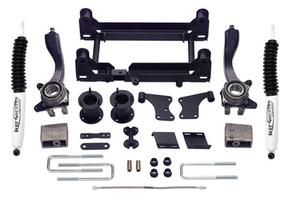 Tuff Country Tuff Country 55906KN 5" Lift Kit with Knuckles 1 Piece Sub-Frame Rear Blocks and U-Bolts with SX8000 Shocks - Vehicle Parts & Accessories Lift Kits