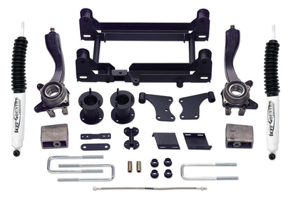 Tuff Country Tuff Country 55906KH 5" Lift Kit with Knuckles 1 Piece Sub-Frame Rear Blocks and U-Bolts with SX6000 Shocks - Vehicle Parts & Accessories Lift Kits