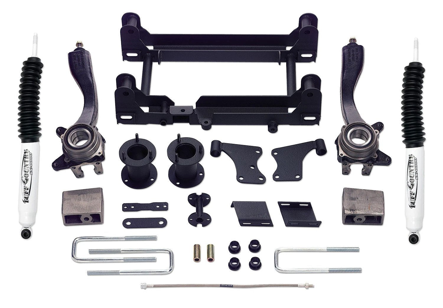 Tuff Country Tuff Country 55907KH 5" Lift Kit with Knuckles 1 Piece Sub-Frame Rear Blocks and U-Bolts with SX6000 Shocks - Vehicle Parts & Accessories Lift Kits