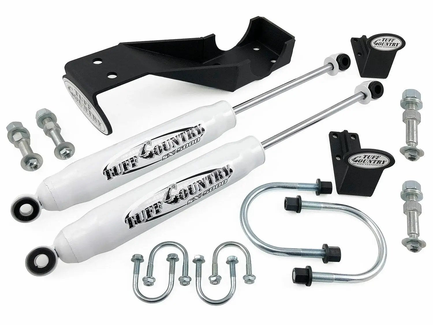 Tuff Country Tuff Country 66250 Dual (In-Line Style) Steering Stabilizer - Vehicle Parts & Accessories Steering Stabilizers