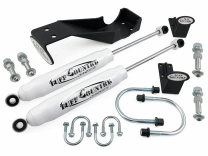 Tuff Country Tuff Country 66250 Dual (In-Line Style) Steering Stabilizer - Vehicle Parts & Accessories Steering Stabilizers