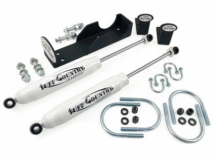 Tuff Country Tuff Country 66397 Dual (In-Line Style) Steering Stabilizer - Vehicle Parts & Accessories Steering Stabilizers