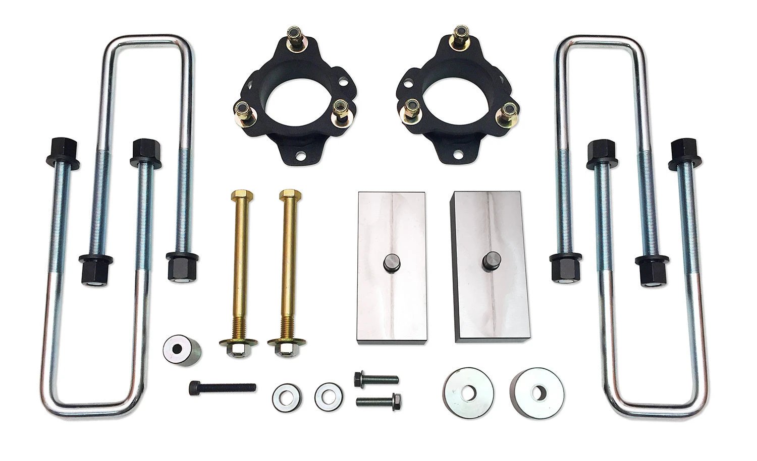 Tuff Country Tuff Country 53908 3" Lift Kit with Rear Blocks and U-Bolts (No Strut Disassembly) No Shocks - Vehicle Parts & Accessories Lift Kits
