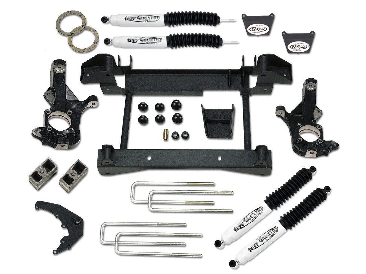 Tuff Country Tuff Country 14985KN 4" Lift Kit with Knuckles and 1 Piece Sub-Frame with SX8000 Shocks - Vehicle Parts & Accessories Lift Kits