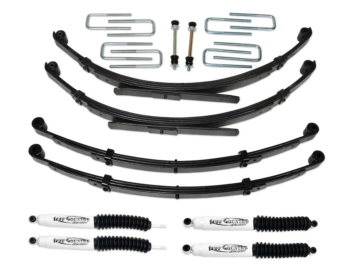Tuff Country Tuff Country 53701KH 3.5" Standard Lift Kit with Rear Springs with SX6000 Shocks - Vehicle Parts & Accessories Lift Kits