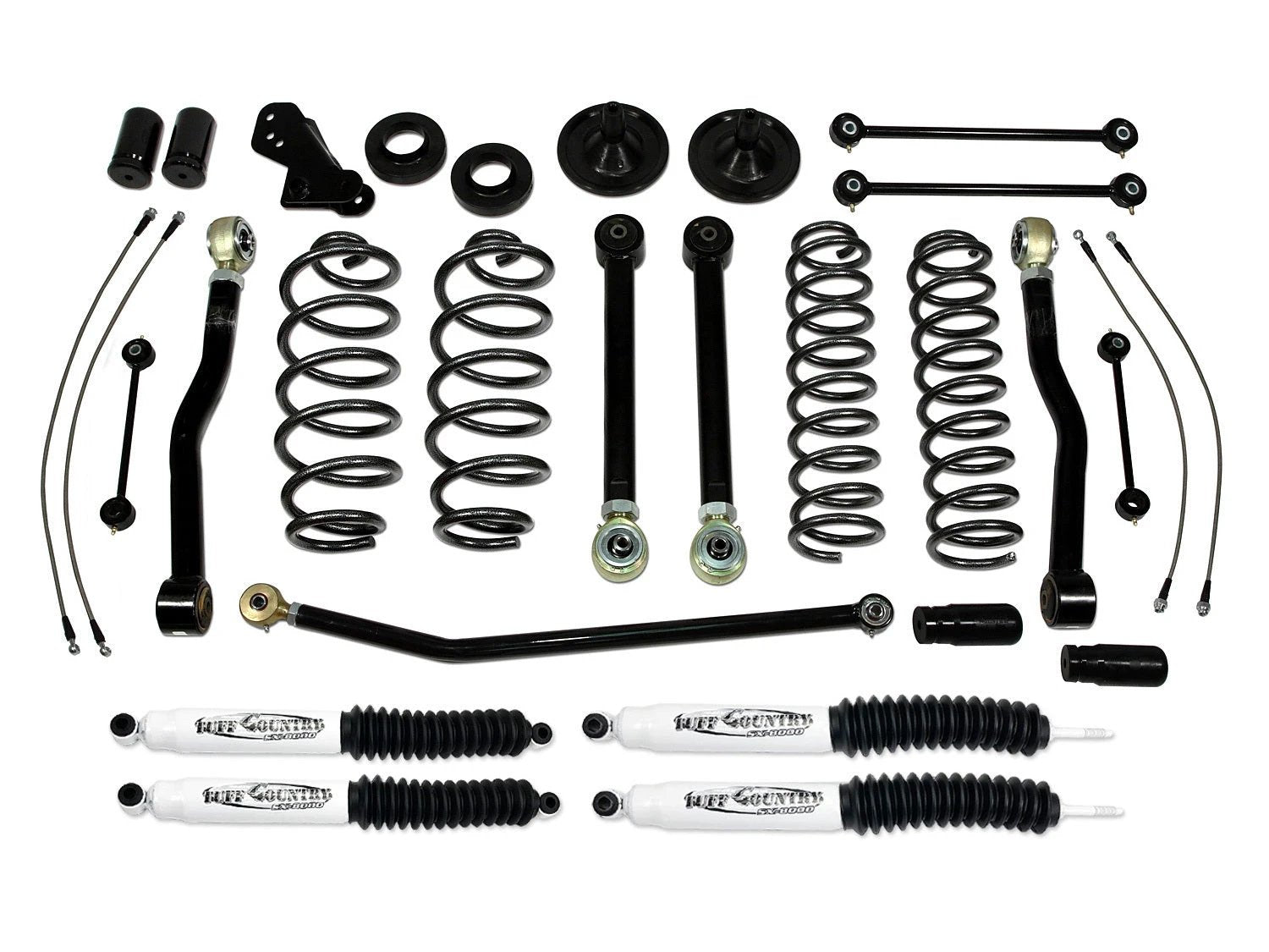 Tuff Country Tuff Country 44000 4" Lift Kit Ez-Flex No Shocks - Vehicle Parts & Accessories Lift Kits