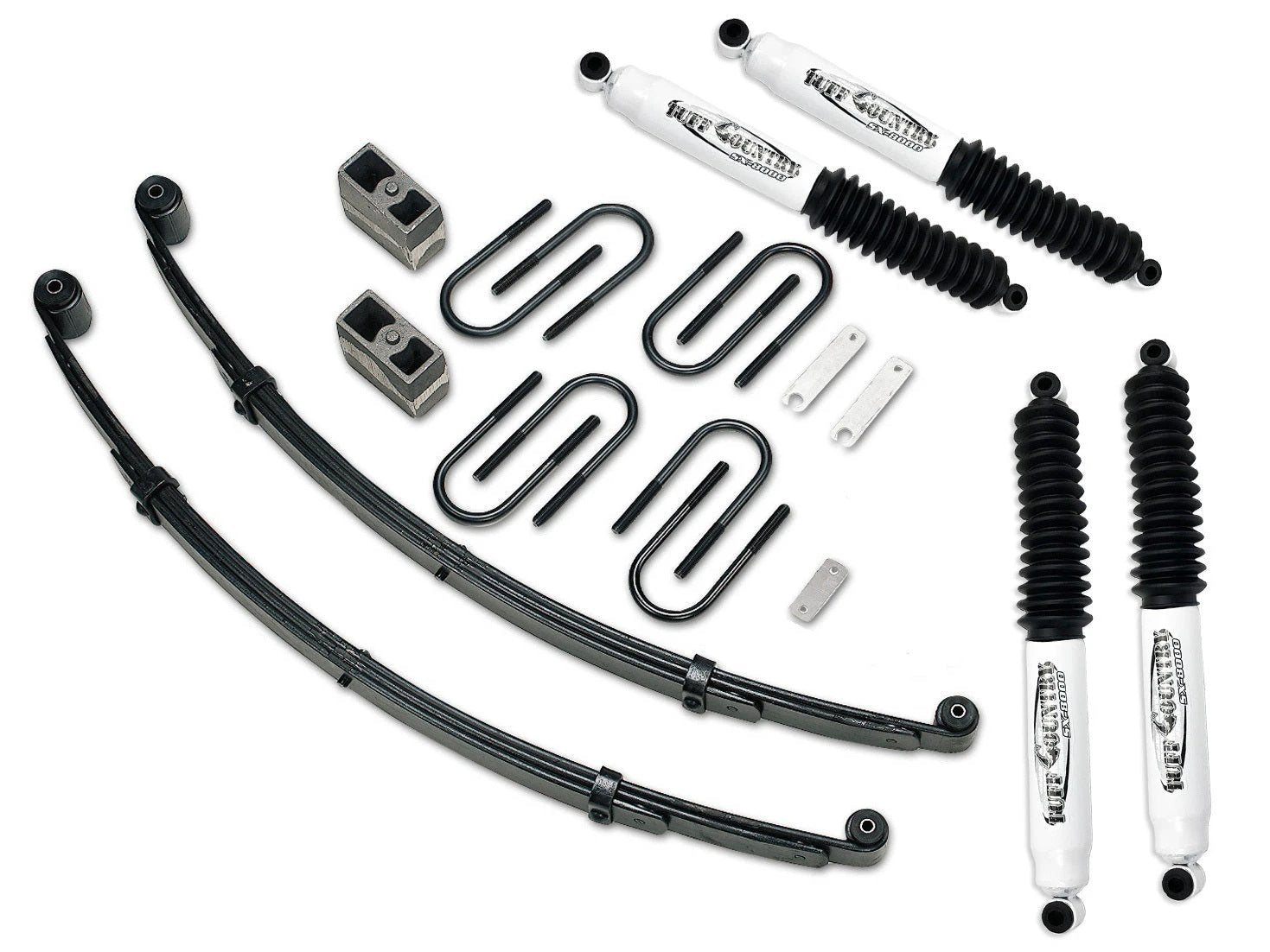 Tuff Country Tuff Country 13710KN 3" Lift Kit with EZ-Ride Front Springs with Rear Blocks with SX8000 Shocks - Vehicle Parts & Accessories Lift Kits