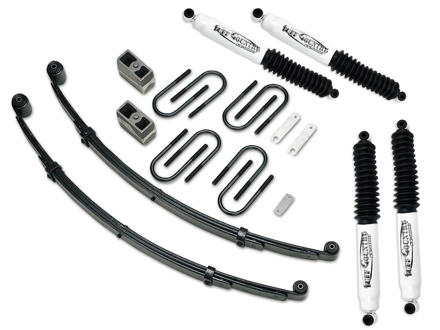 Tuff Country Tuff Country 12710KN 2" Lift Kit with EZ-Ride Front Springs and Rear Blocks with SX8000 Shocks - Vehicle Parts & Accessories Lift Kits