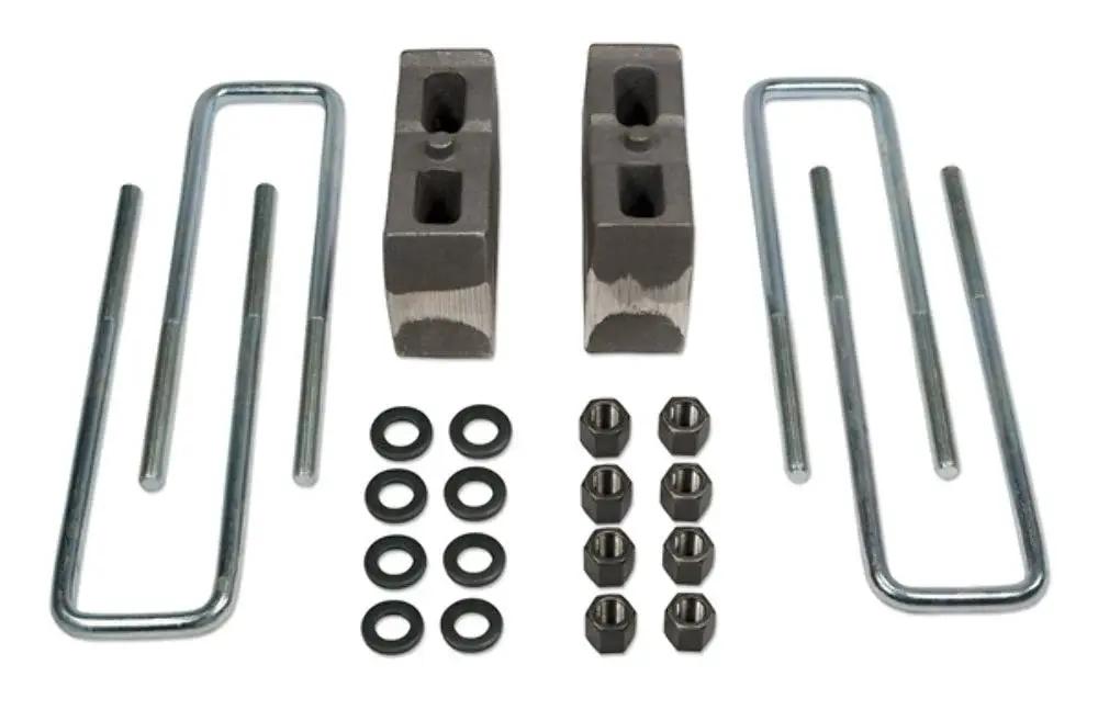Tuff Country Tuff Country 97032 Block & Ubolt Kit - 4" (H) x 2 1/4" (W) x 6 1/2" (L) Non-Tapered - Vehicle Parts & Accessories Block & U-Bolt Kits