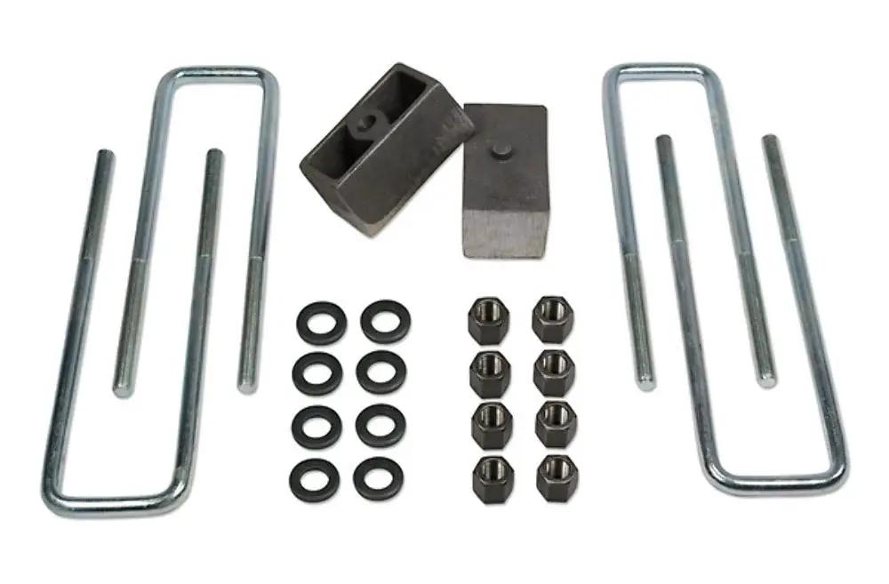 Tuff Country Tuff Country 97034 Block & Ubolt Kit - 2" (H) x 2 1/2" (W) x 4 1/2" (L) Non-Tapered - Vehicle Parts & Accessories Block & U-Bolt Kits