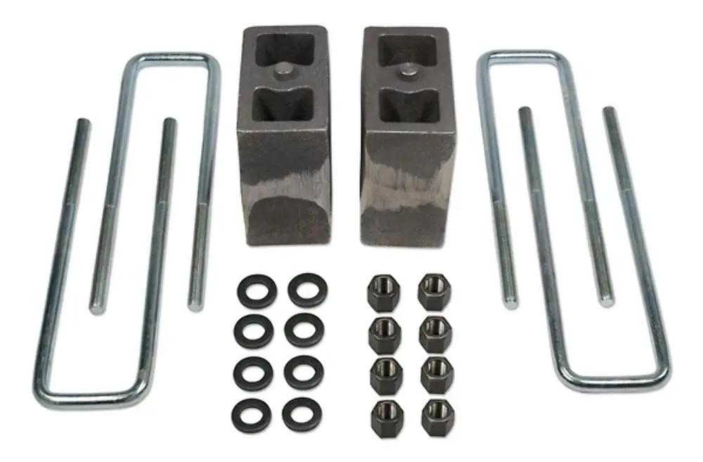 Tuff Country Tuff Country 97053 Block & Ubolt Kit - 5 1/2" (H) x 3" (W) x 5 1/2" (L) Tapered - Vehicle Parts & Accessories Block & U-Bolt Kits