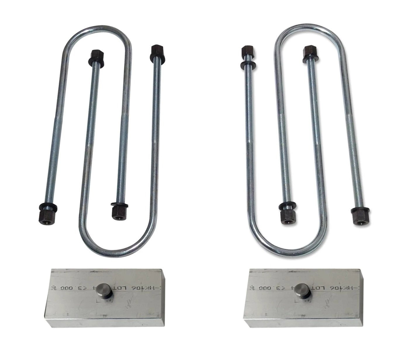 Tuff Country Tuff Country 97094 Block & Ubolt Kit - 1" (H) x 3" (W) x 5 3/4" (L) Non-Tapered - Vehicle Parts & Accessories More Products