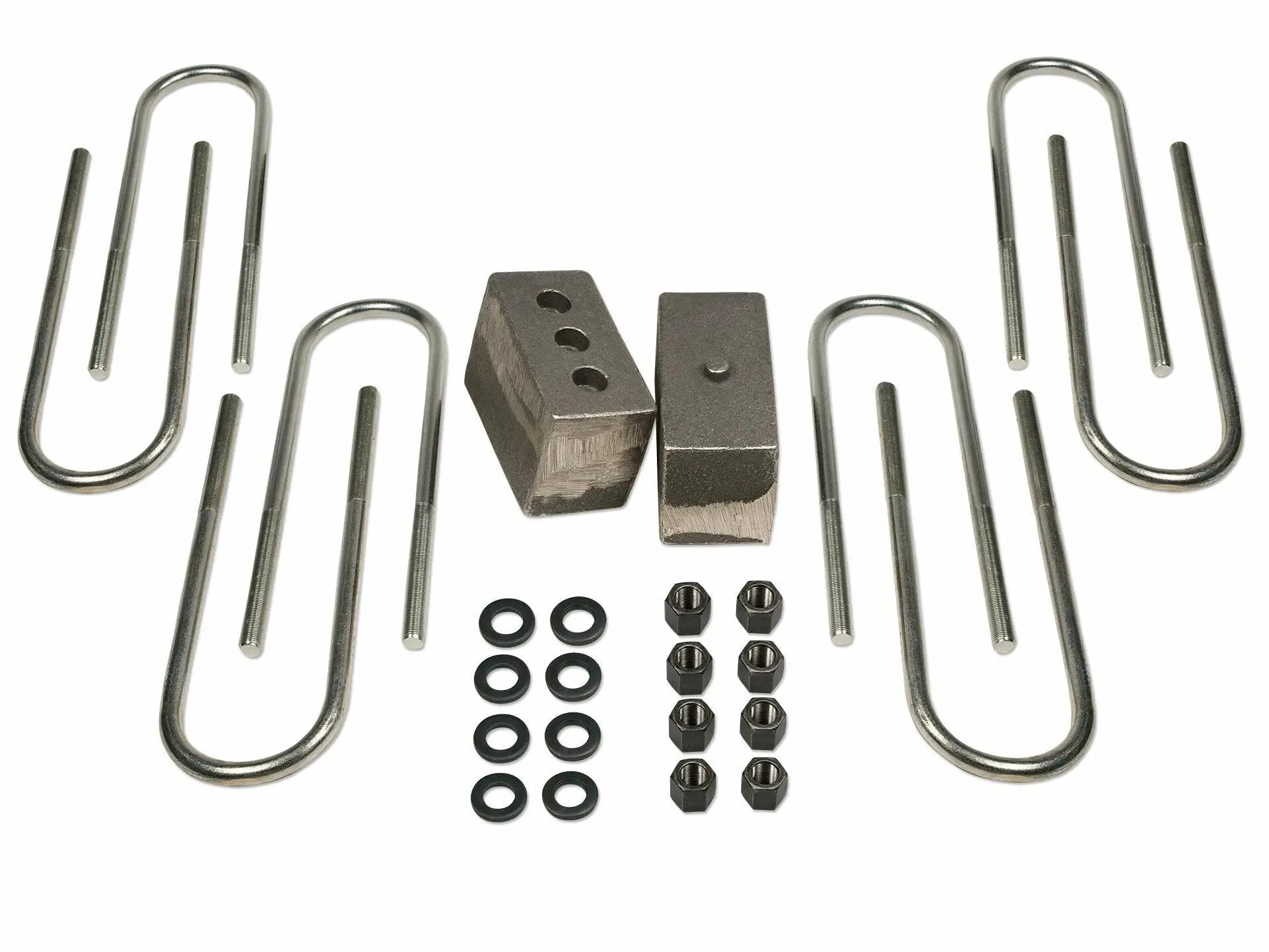 Tuff Country Tuff Country 97096 Block & Ubolt Kit - 4" (H) x 3" (W) x 5 3/4" (L) Tapered (Dual Pinned) - Vehicle Parts & Accessories Block & U-Bolt Kits