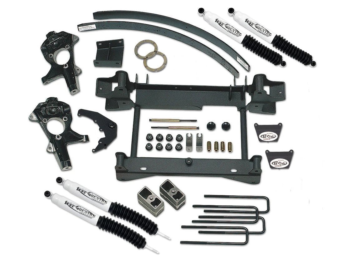 Tuff Country Tuff Country 14955KN 4" Lift Kit with Knuckles and 1 Piece Sub-Frame with SX8000 Shocks - Vehicle Parts & Accessories Lift Kits