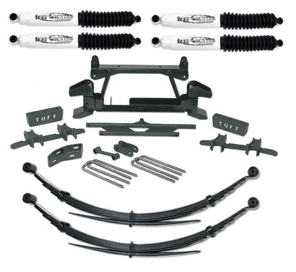 Tuff Country Tuff Country 16812KN 6" Lift Kit with Upper Control Arm Drop & 1 Piece Sub-Frame and Rear Leaf Springs with SX8000 Shocks - Vehicle Parts & Accessories Lift Kits