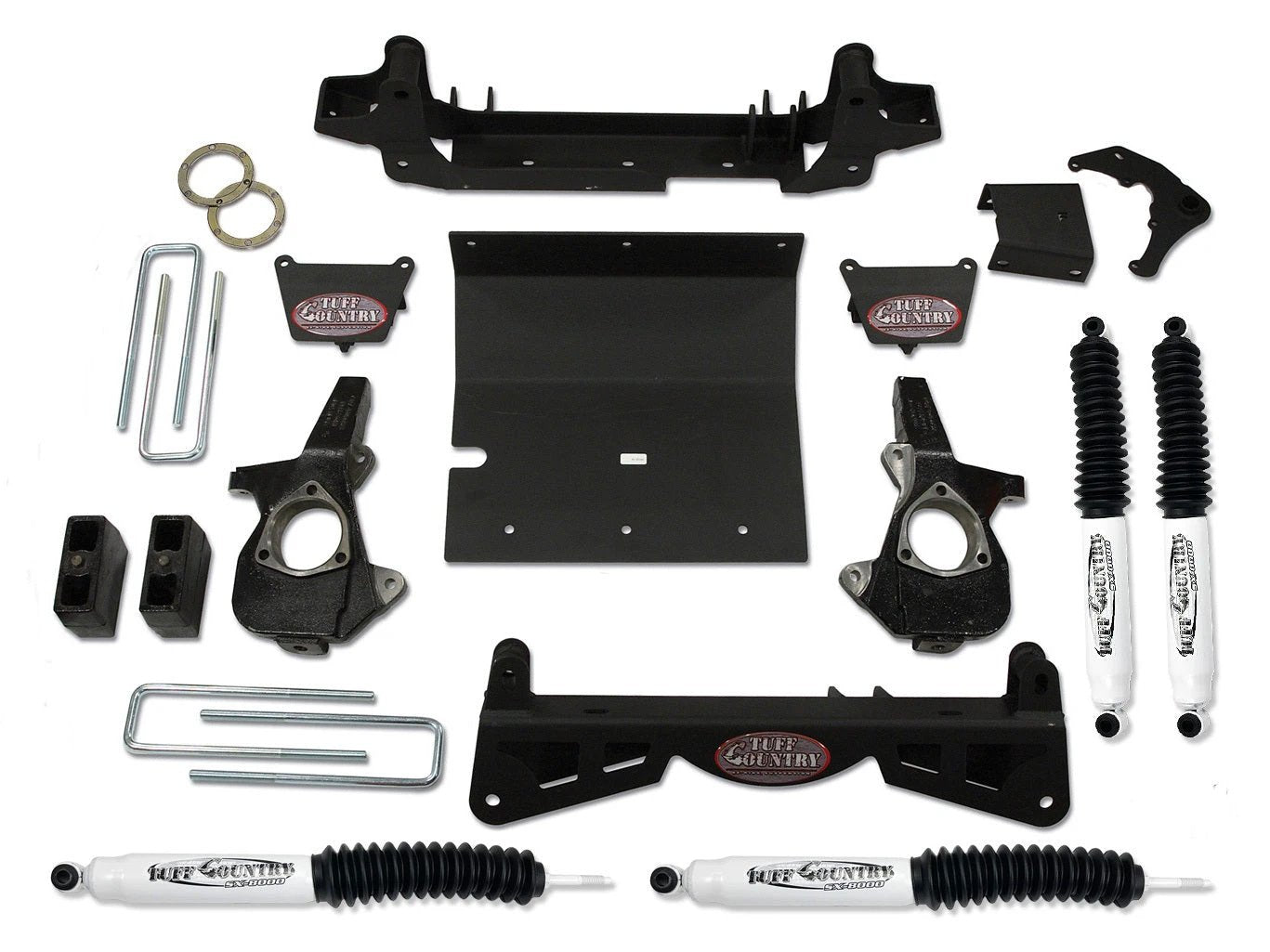 Tuff Country Tuff Country 14993KN 4" Lift Kit with Knuckles and 3 Piece Sub-Frame with SX8000 Shocks - Vehicle Parts & Accessories Lift Kits
