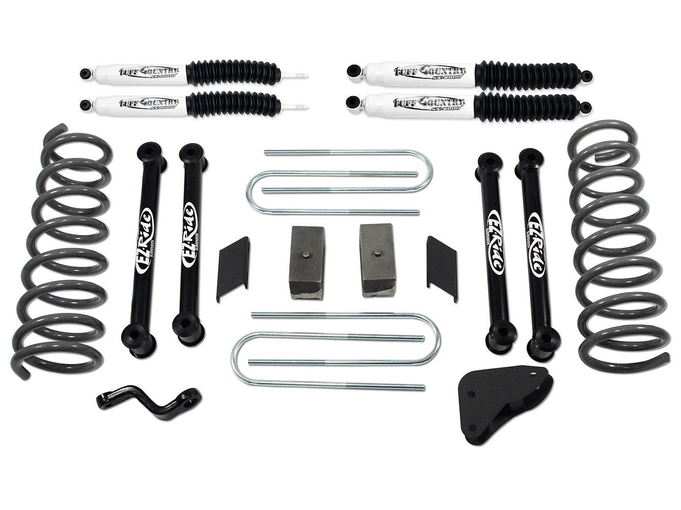Tuff Country Tuff Country 34004KN 4.5" Standard Lift Kit with Coil Springs and Rear Blocks That Fits Both 3.5Ó & 4Ó Rear Axle Tube with SX8000 Shocks - Vehicle Parts & Accessories Lift Kits