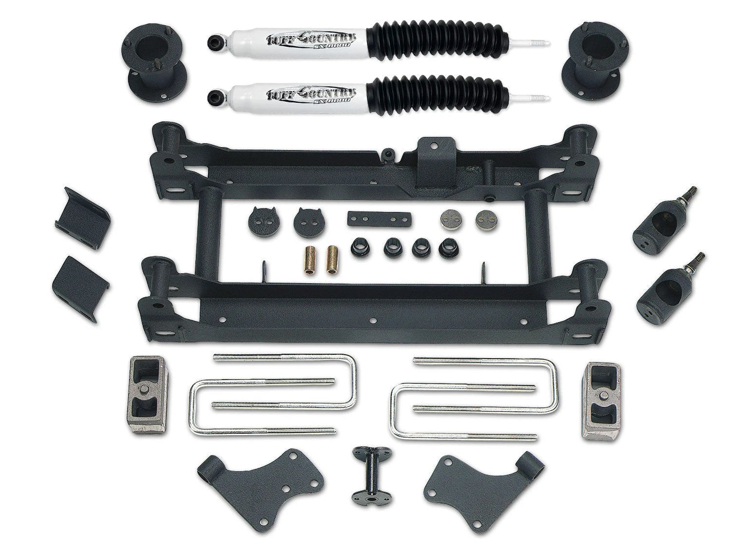 Tuff Country Tuff Country 55900KN 4.5" Lift Kit Non-Knuckle Design with Rear Blocks & U-Bolts with SX8000 Shocks - Vehicle Parts & Accessories Lift Kits
