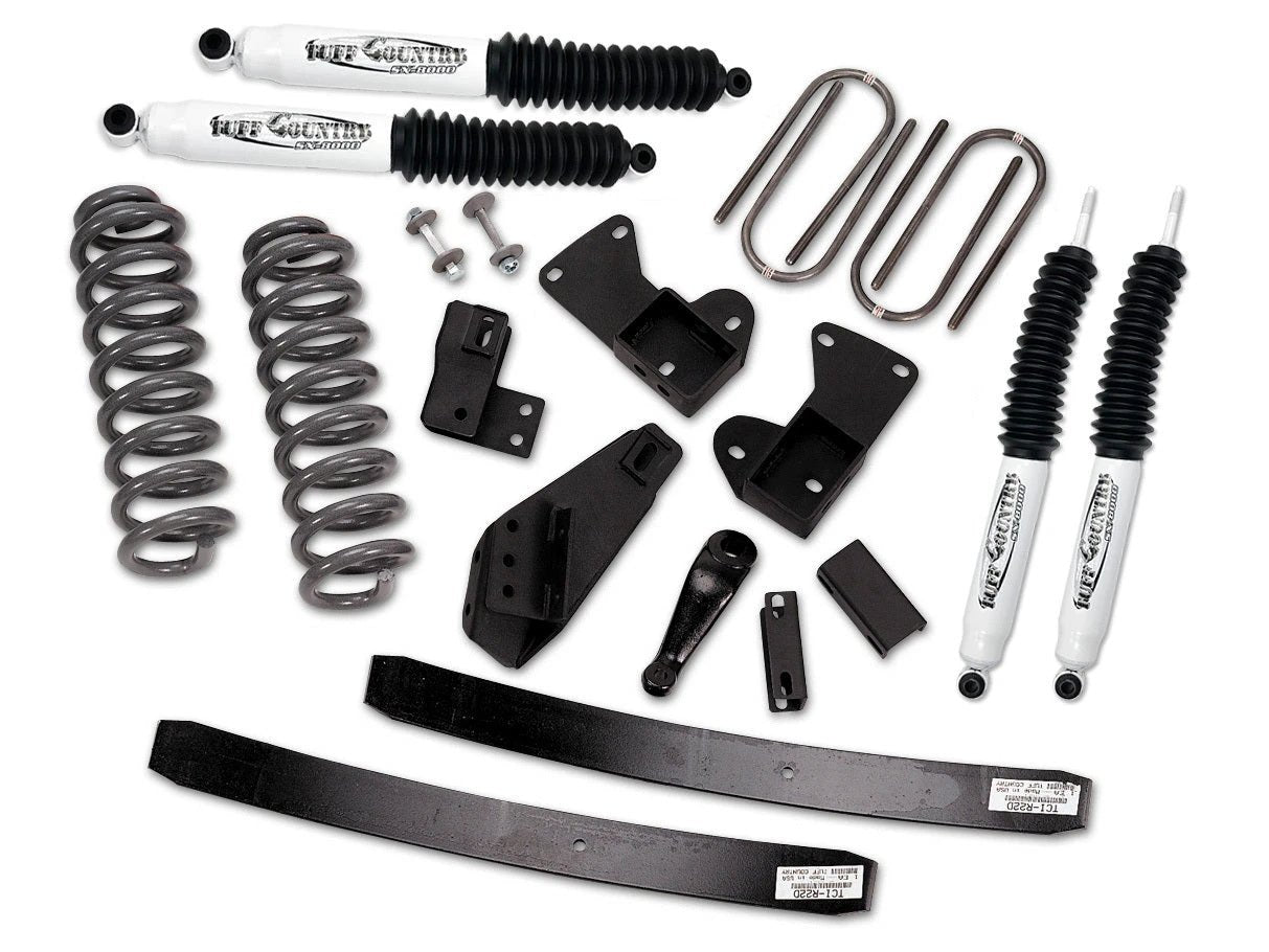 Tuff Country Tuff Country 24810KN 4" Standard Lift Kit with Fr Coil Springs & Rear Add-A-Leafs with SX8000 Shocks - Vehicle Parts & Accessories Lift Kits