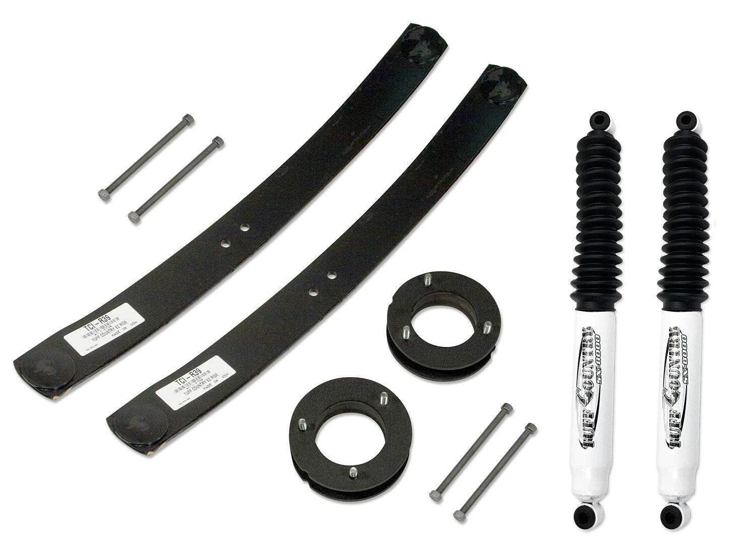 Tuff Country Tuff Country 22924KN 2" Standard Lift Kit with Rear Add-A-Leafs with SX8000 Shocks - Vehicle Parts & Accessories Lift Kits