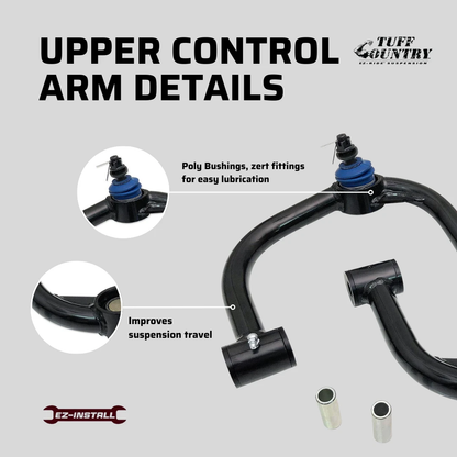 Tuff Country Tuff Country 10936 Ball Joint Upper Control Arm Kit for Use with 2" To 4" - Vehicle Parts & Accessories Silverado 1500